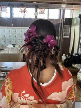 ワァームブライダル(Wa-fam Bridal) しめ縄ヘア