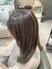 カット＋白髪ぼかしハイライトカラー＋トリートメント￥14300