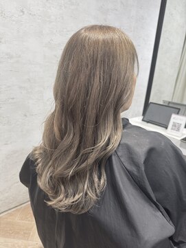 シエル 立川店(CIEL) 【CIEL×久光】シルバーベージュロング