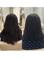 シンズ 銀座(sins)&nbsp;50代 エイジングと広がる癖はsinsストレートで美髪に！