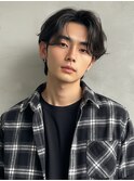 men's/メンズカット/刈り上げセンターパート/ニュアンスパーマ