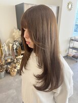 ミョンシル 【myonsil 松本】レイヤーカット/アッシュミルク