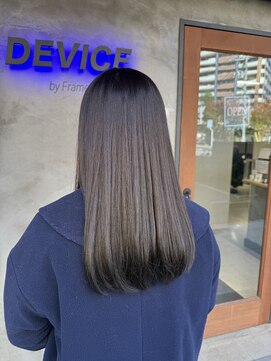 艶感カラー　　透明感カラー