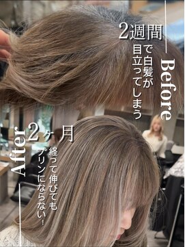 レディアル 大宮(REDEAL ope.) 白髪ぼかしハイライト / ハイライト