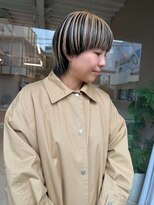 ホヌン 茅ヶ崎(Honnun)&nbsp;アンブレラカラー×マッシュウルフ/茅ヶ崎