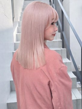 シア トウキョウ 代官山(SIA TOKYO) レイヤーカット/ミディアム/ダブルカラー/代官山/ケアブリーチ