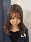 ベージュカラー　ブリーチカラー