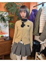 ベンジー 中目黒ii店(benji) アシンメトリーなデザインカラー