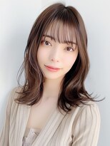メゾンe.m.a(MAISON e.m.a)&nbsp;夏流行りの！透明感ある赤茶ブラウン