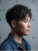オールデイハローズ 草津店(ALL DAY HELLO'S)&nbsp;メンズ・大人の色気・センターパート×ニュアンススパイラル