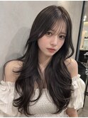 艶ブラックワンホン風ロングレイヤー