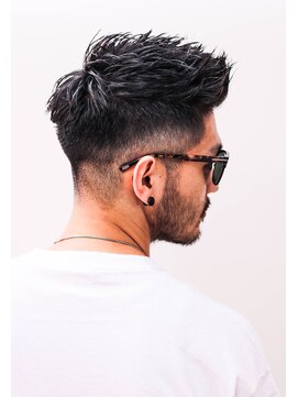 メリケンバーバーショップ コウベ(MERICAN BARBERSHOP KOBE) ウエットワイルドツーブロックアップバングベリショ