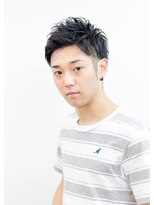 ヘアージャンティ(HAIR GENTIL)&nbsp;メンズ　ショート　【 ツーブロック × アップバング 】