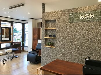 スリーエスヘアー(SSS hair)の写真/【SSS hair◆岡町徒歩5分】カット¥3000！(SB込み)大型店が苦手な方にもおすすめのマンツーマンサロン！