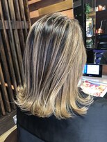ヘアアンドメイクユ ニキス 利府店(HAIR&MAKE UNIXIS)&nbsp;バレイヤージュカラー