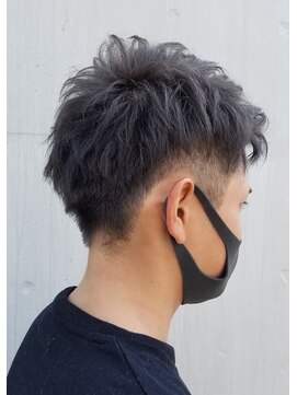 エントランスオブヘアー(ENTRANCE OF HAIR) 【ENTRANCE佐竹】ルーズパーマ/グレーアッシュ(ブリーチオン)