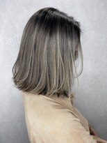 ジーナ セントラル銀座(Zina)&nbsp;セシルカットフリンジウェーブ×大人かわいい前髪ココアブラウン