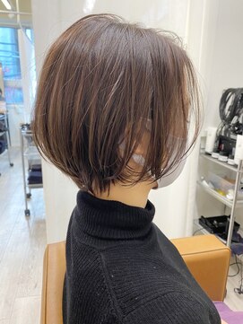 ハノン バイ リンクス 大宮(Hanon by LINKTH) 小顔カット/オンブレ/透け感/シルキーベージュ/ニュアンスカラー