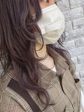 リアイス(Re:ICE) ミニウルフ/くすみブルー/流れるレイヤー/インナーハイライト