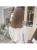 " ブリーチ必須 ハイトーンベージュカラー " ayumi