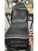 【 担当SYOTA 】KINUGAMIストレート後の髪質改善カラー