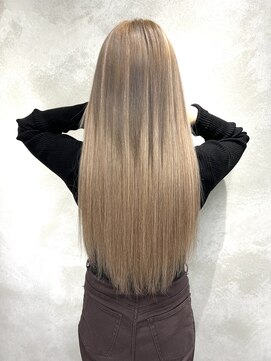 アルマバイロサ(ALMA by ROSA) ハイベージュカラー×シールエクステ 担当SE-YA