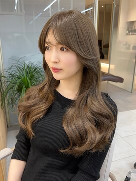 アフロートリノ(AFLOAT Leino) 大人可愛い韓国ヘア　レイヤーカット　似合わせ小顔顔周り#