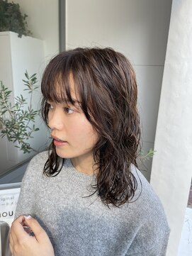 ミュークバイスニップ(Mjuk by Snip) ミディアムパーマ