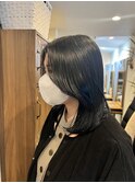 【ulu.Ami】ブルーブラック暗髪に！