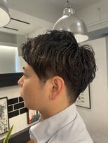 リタ オム 大宮店(RITA HOMME)&nbsp;アップバング×シャドウパーマ【大宮/メンズ/メンズサロン】