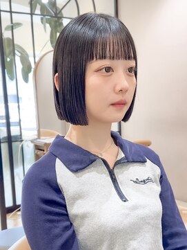 ロンド ブランシュ 錦糸町北口(Lond blanche) 黒髪ボブルフネビージュ小顔ワンレン