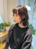 ボブ x フェイスレイヤー x パーマ