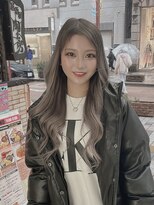 ルフレ 新宿三丁目(Reflet) お客様カタログ＃新宿髪質改善ブリーチハイトーンエクステ韓国