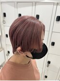 ショート×ピンク