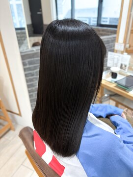 プラグ バイ ネオリーブ(plug by neolive) チェリーブラウン×髪質改善[髪質改善/縮毛矯正/韓国]A