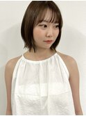 韓国くびれヘア/タッセルボブ/切りっぱなしボブ/Minori