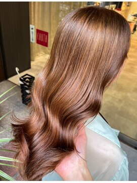 アース 豊橋店(HAIR&MAKE EARTH) カット+透明感カラー+髪質改善トリートメント