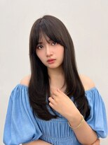 ヒュー 広島(HEW)&nbsp;20代30代大人かわいい顔周りレイヤー小顔カットグレージュ