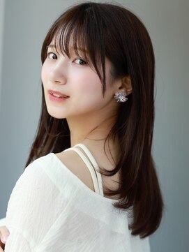 ソイクフ(SOY KUFU) 大人可愛い20代30代40代◎レイヤー縮毛矯正ストレートヘア