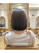 ジップ 稲毛店(ZIP) ミニボブタッセルカットあごライン前下がりボブ韓国ボブ