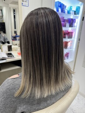 ヘアバイフォーク 余市店(Hair by VORK) ミルクティーバレイヤージュ