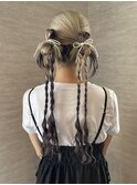 【リボンツインアレンジ】
