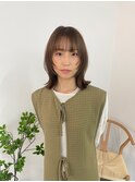 《SAYAKA》大人ベージュカラー×顔まわりレイヤー