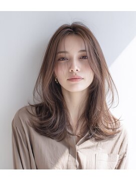 トワ 仙台店(toi) 【韓国・レイヤー】チャコールグレイ・くびれレイヤー