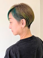 エンクス 天王町店(enx)&nbsp;ミディアムヘア/暗めカラー/グランマッシュ/天王町HA104