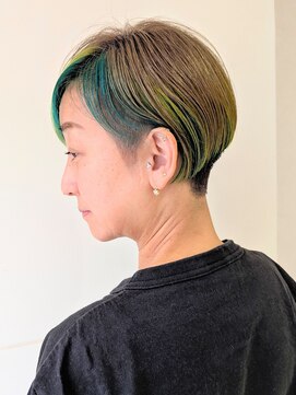 エンクス 天王町店(enx) ミディアムヘア/暗めカラー/グランマッシュ/天王町HA104