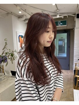 ローレン(LOREN) ミディアムヘア/デザインカラー/フェイスフレーミング/栄/久屋