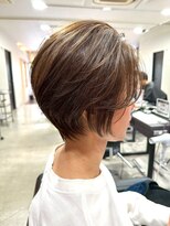 ヴィスト バイ レボ(VIST by REVO) イメチェン/ピンクベージュ/アンブレラカラー/前髪/新松戸