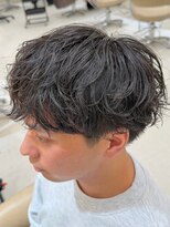 ニコ トウキョウ ヨコハマ(nico) シャドウパーマメンズメッシュメンズパーマ波巻きパーマ韓国ヘア