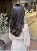 透明感グレージュ